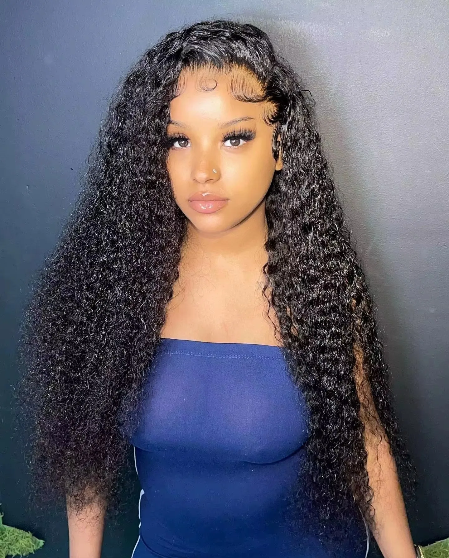 250% vorgeschnittene Loose Deep Wave Frontal Perücken 7x5 13x4, kleberlose Echthaarperücke, sofort tragbar, 13x4 13x6 Water Curly HD Lace Front Perücken, vorgezupft, 30-36 Zoll, unbehandelte Echthaarperücken für Frauen, gebleichte Knoten, im Angebot. – Detail 10