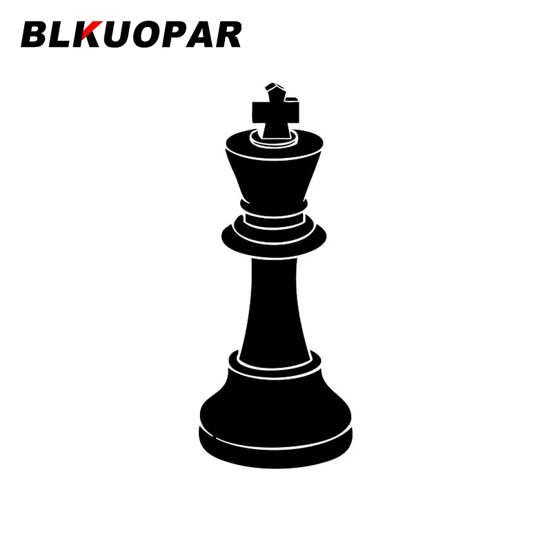 BLKUOPAR Chess Silhouette Car Sticker Graphics Personality Decal Refrigerator Air Conditioner Windows RV Motorcycle Car Styling