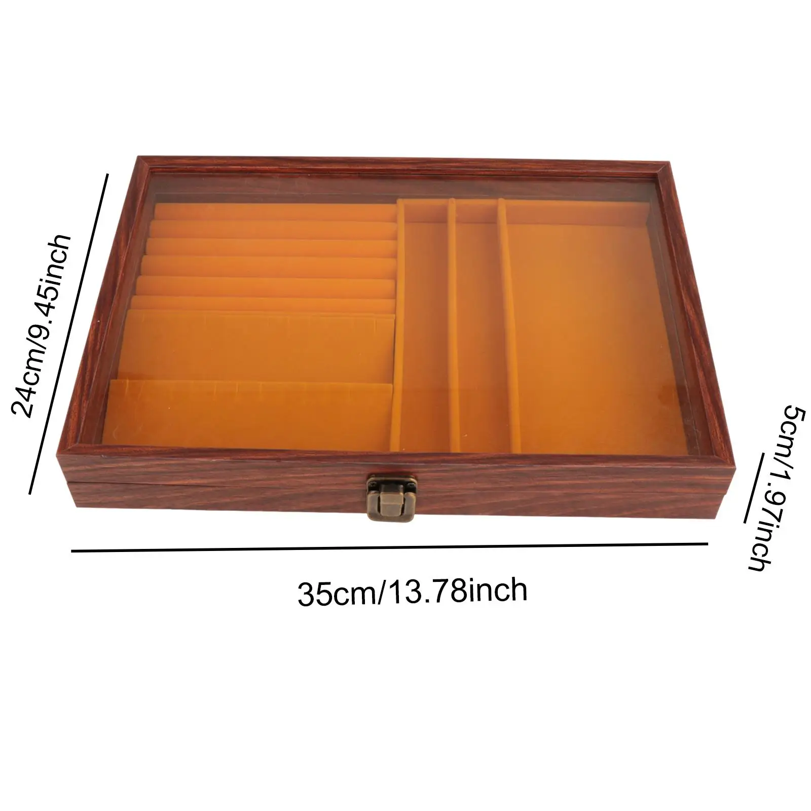 Jewelry Box Portable Versatile Gifts Waterproof,with Flip Clear Open Lid with Lock,Dustproof Container Organizer Daughter