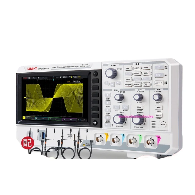 UPO1204X-E digital oscilloscope 200M four-channel fluorescent oscilloscope high precision 2152S-E