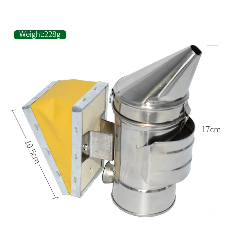 

Beekeeping Mini Smoker Stainless Steel Manual Bee Smoker Transmitter Kit Beekeeper Beehive Smoke Sprayer Bee Tool Equipment