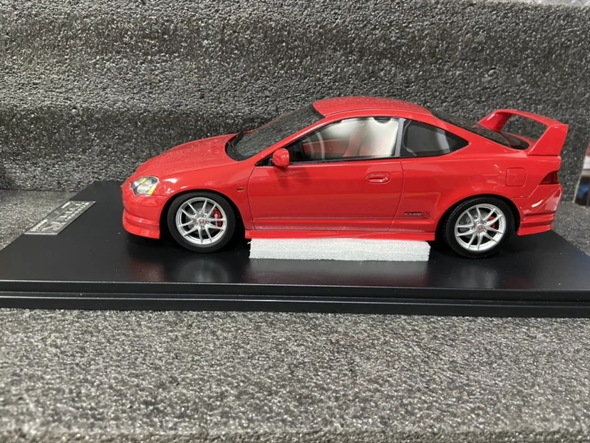 Onemodel 1:18 DC5 Integra Type R Red JDM Simulation Limited Edition Resin Metal Static Car Model Toy Gift