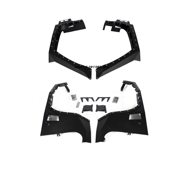 

High Quality Armor Style Durable Wheel Arch Extensions Front Rear Fender Flares for Wrangler JK 2007-2017