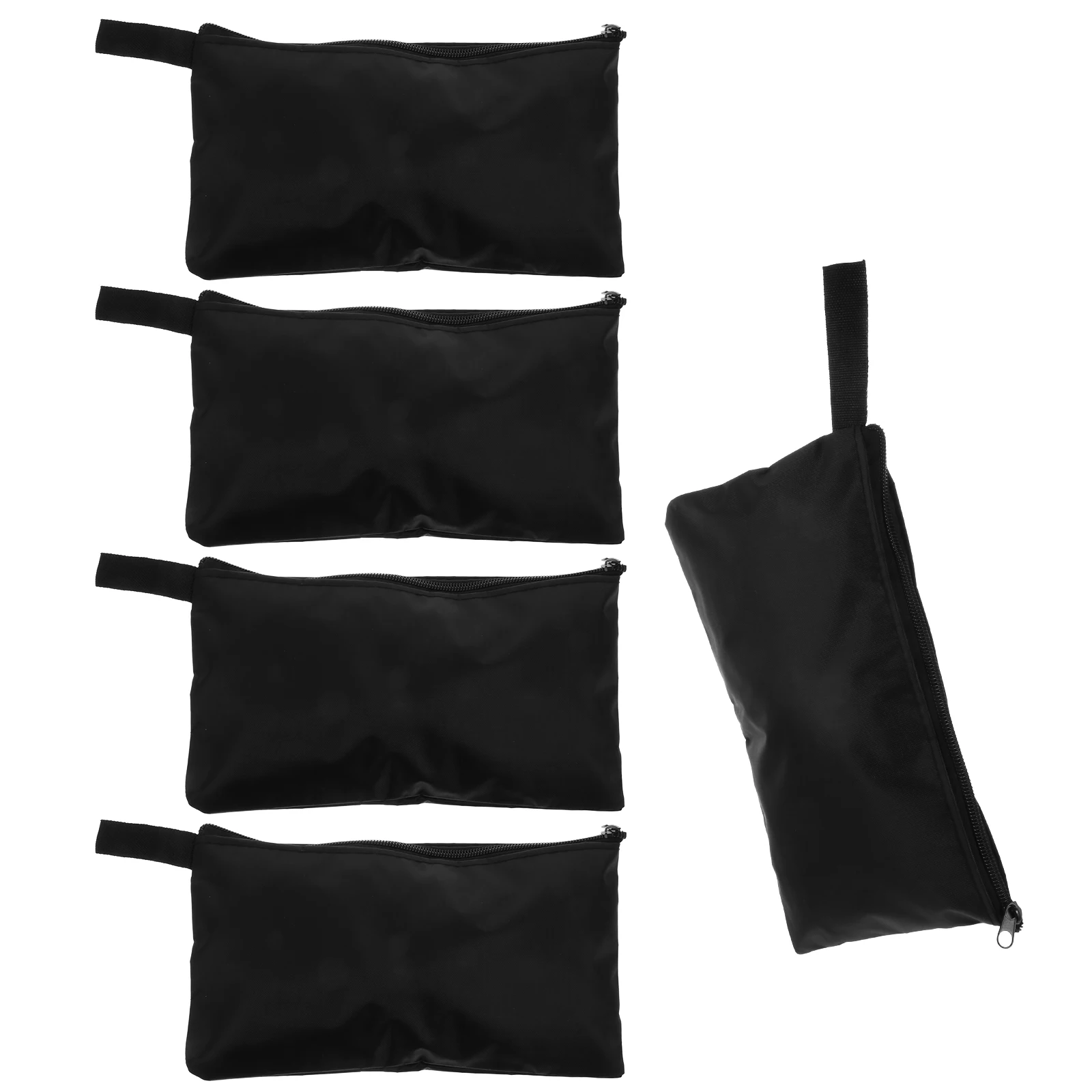 

5pcs Black 238x130mm Oxford Cloth Tool Bags Large Capacity Toolkit Pouch Zipper Storage Durable Waterproof Tools Bag Hardware