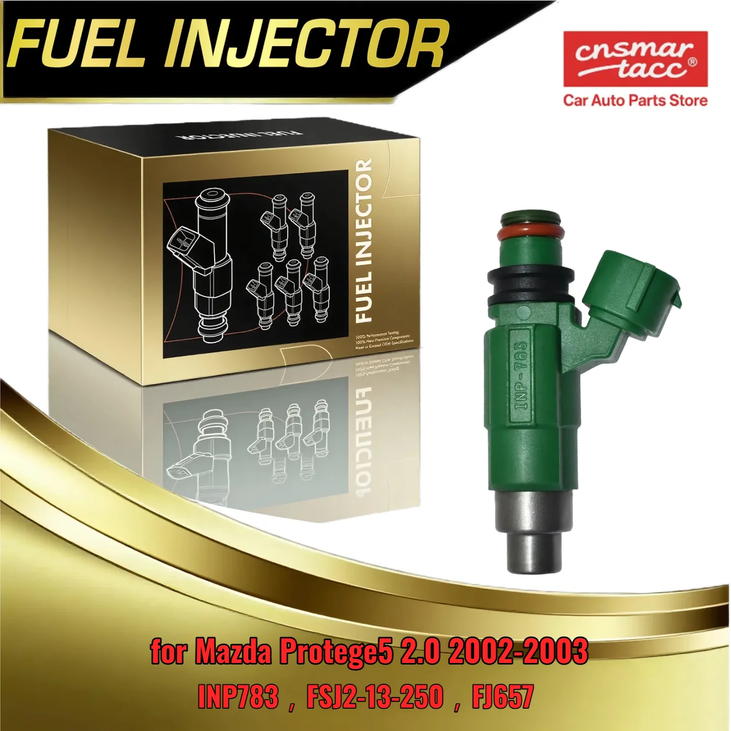 

Зеленый автомобильный инжектор для Mazda Protege5 2,0 02-03, 1 шт., совместимый с FSJ2-13-250 INP783 FJ657