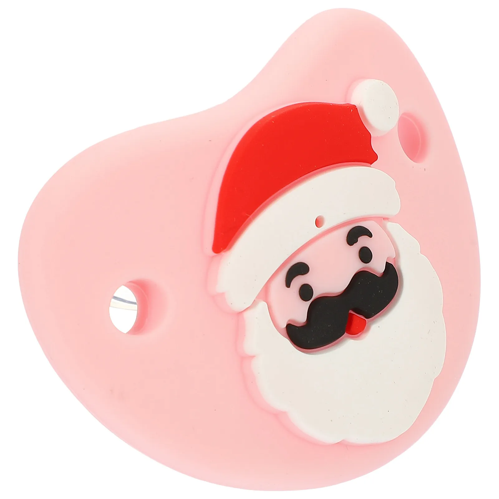 

Силиконовая детская соска с рисунком Санты, пищевой силикон, мягкая, легкая, безопасная для детей 0-3 лет, рождественская соска для новорожденных