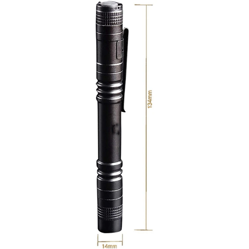 1PC LED Mini Flashlight - High Lumen, Zoomable, Water Resistant Light - Pocket-Size Small LED Flashlight