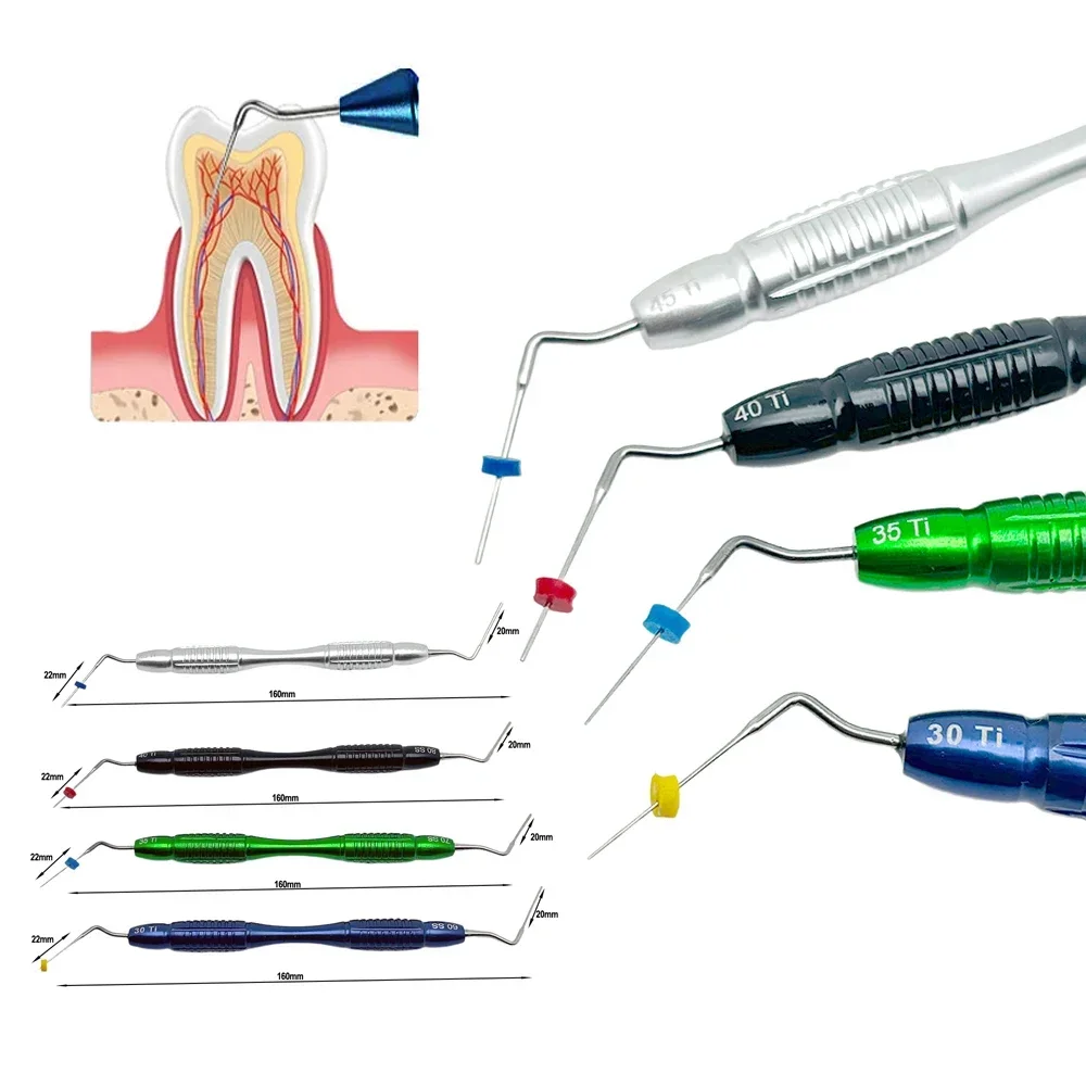 

1pcs Dental Gutta Percha Niti Filler Oral Root Canal Filler Endodontic Hand Plugger Vertical Pressure Device Dentistry Tools