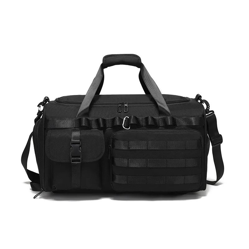 

Мужская и женская дорожная сумка-рюкзак для спортзала, тактическая, с отделением для обуви, для туалетных принадлежностей, с мокрым карманом, для тренировок, медицинская, черная, сумка-чехол