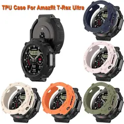 TPU Protective Case New Smart Watch Bumper Edge Shell Frame Soft Screen Protector for Amazfit T-Rex Ultra