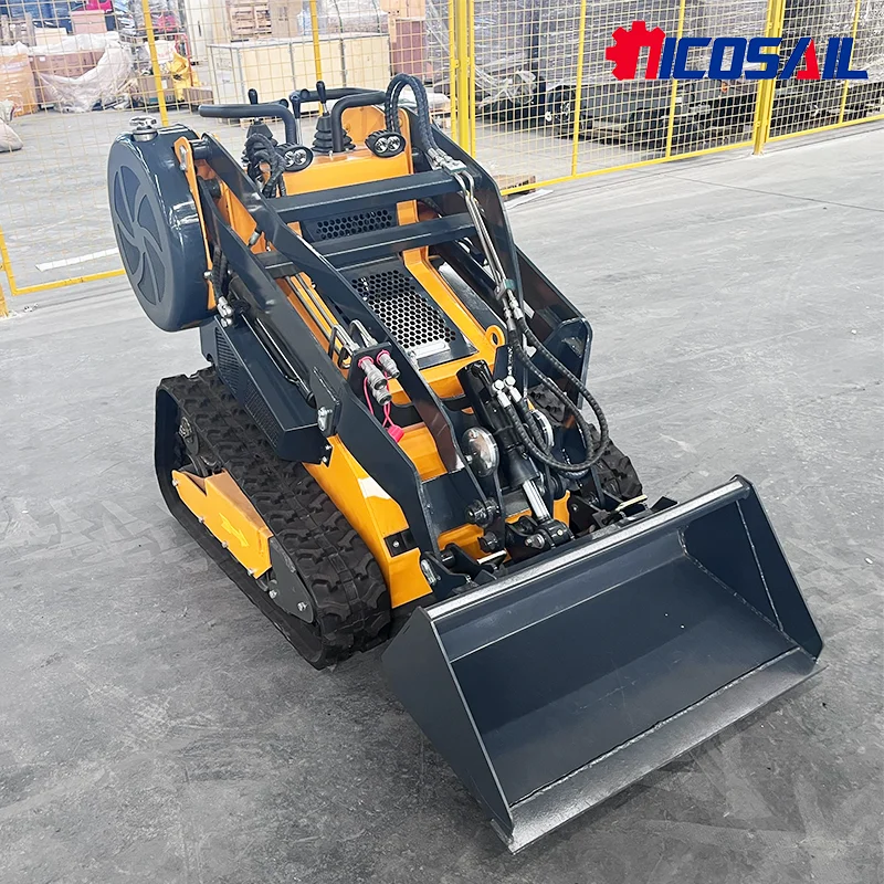 جرافة انزلاقية صغيرة مع محرك EPA متعددة الوظائف زاحفة المزرعة محمل صغير شحن مجاني رخيصة الثمن ضمان لمدة سنة واحدة