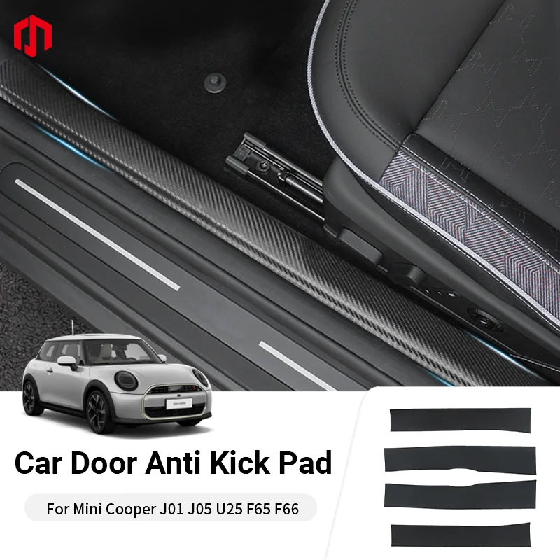 

Car Door Anti-Kick Mat For Mini Cooper J01 J05 U25 F65 F66 F67 2024 2025 Car Soil-Proof Children's Kick Pad Accessories