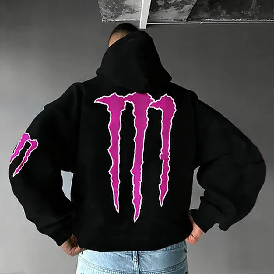 Monster Energy الرجال النساء هوديس الشارع موضة الهيب هوب بلوزات الرياضة في الهواء الطلق سكيت كرة السلة راقصة البيسبول #5