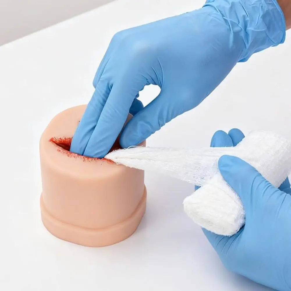 Ultrassist Bullet & Laceration Wound Packing Simulator 2-in-1 Compact Bleed Control Trainer for Medical Aid Hemostasis Education