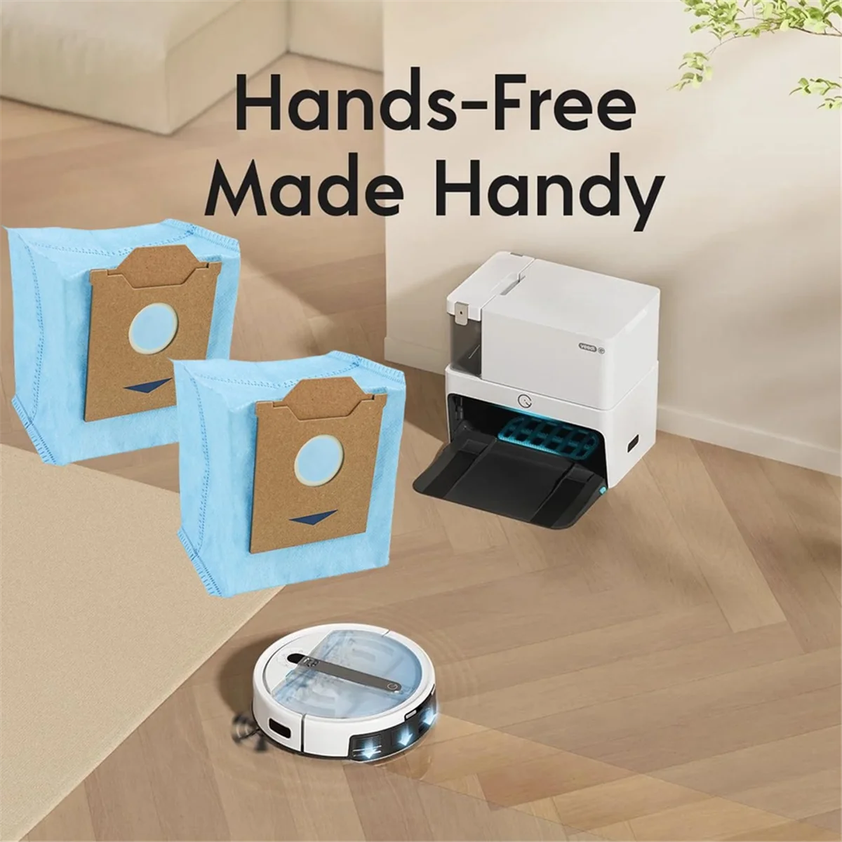 Nieuwe 6 STKS Stofzakken Vervanging voor Yeedi Cube voor Yeedi CC Robotstofzuigers Cleaner Reserveonderdelen