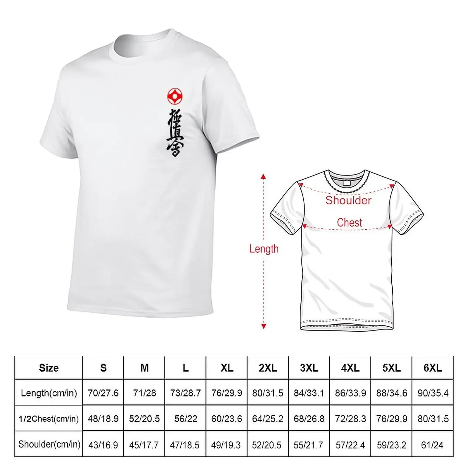 New Kyokushin Karate Symbol Sensei Training at the Dojo T-Shirt sweat shirts oversized t shirts men clothings