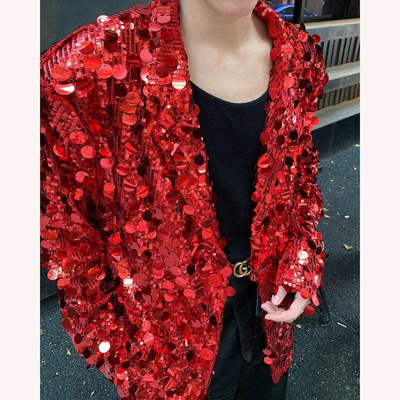 

Весенняя коллекция: Сценический костюм с пайетками, пиджак для выступлений, элегантный, в уличном стиле, корейская версия, функциональный, эксклюзивный.