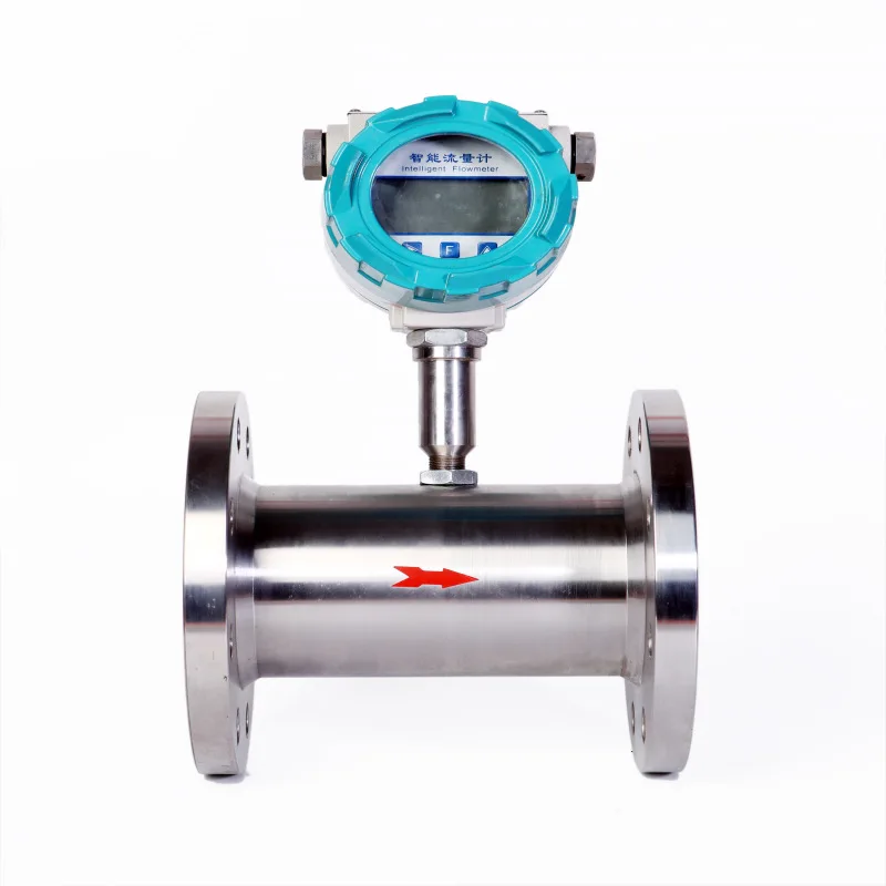 Liquid turbine flowmeter battery powered purified tap water and liquor turbine flowmeter