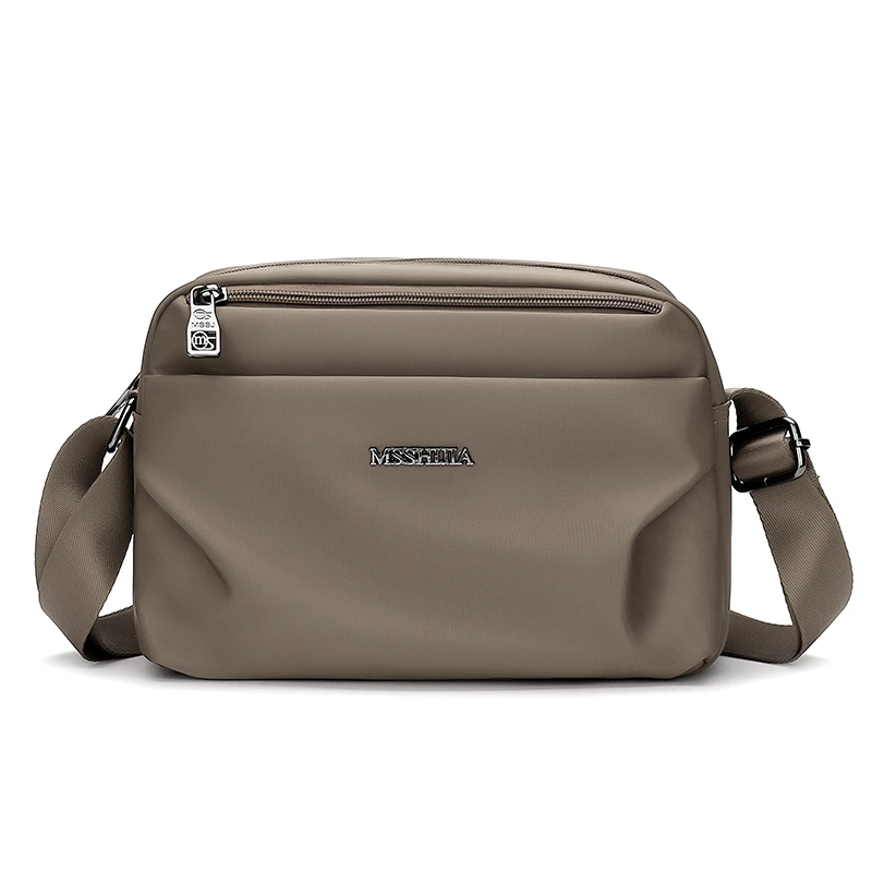 

Waterproof Nylon Ox Cloth Crossbody Bag Casual Versatile Single oulder Travel Bag for Women Soft Handle Zipper Closure Handbags