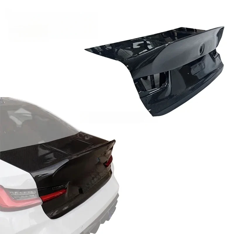 

Dry-type Carbon Fiber Suitable for M3 G80 G82 M4 OEM-style Trunk Bumper with Bolt-on Attachment.