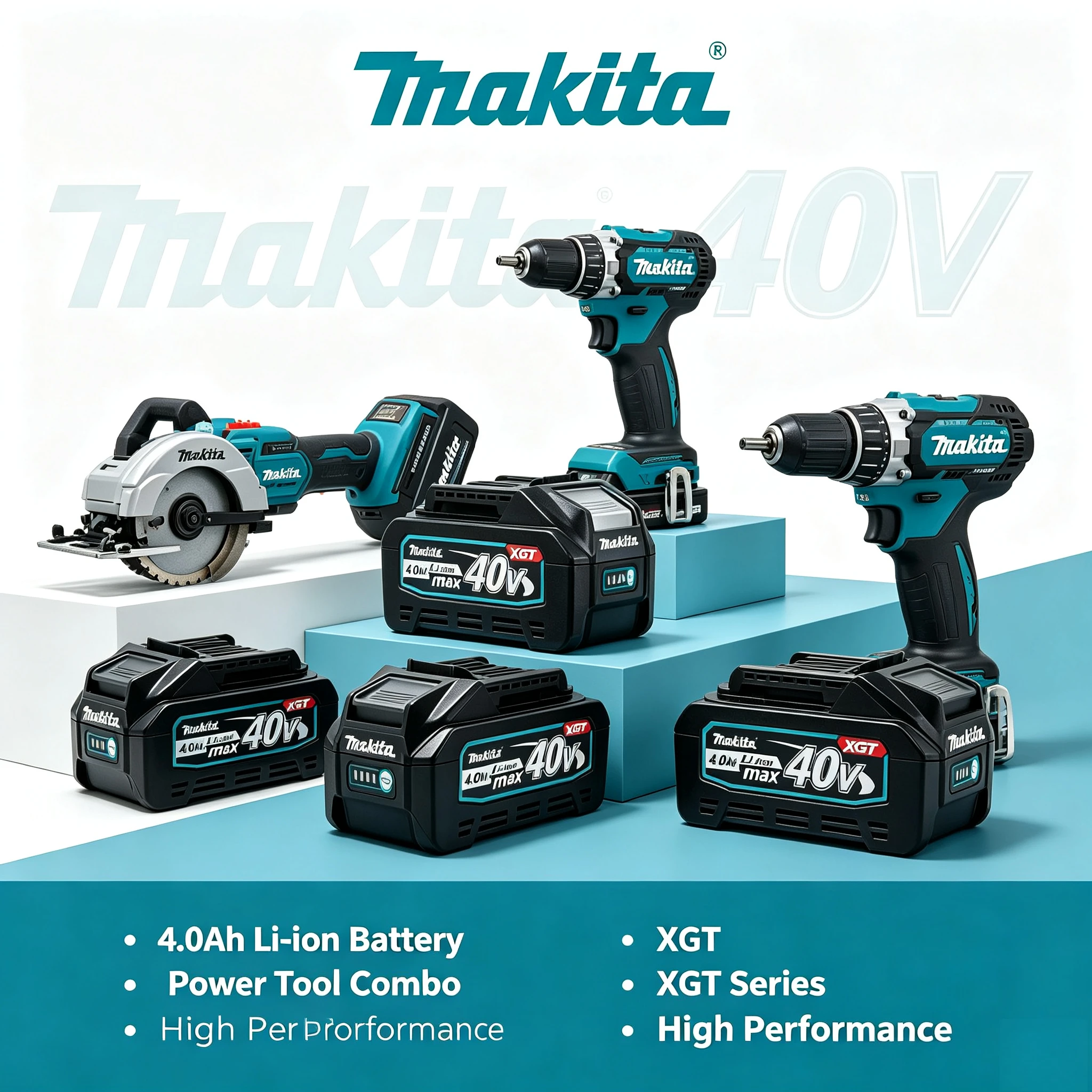 Makita Power Tools Xgt - Makita 40V 4.0Ah BL4040 XGT Lithium