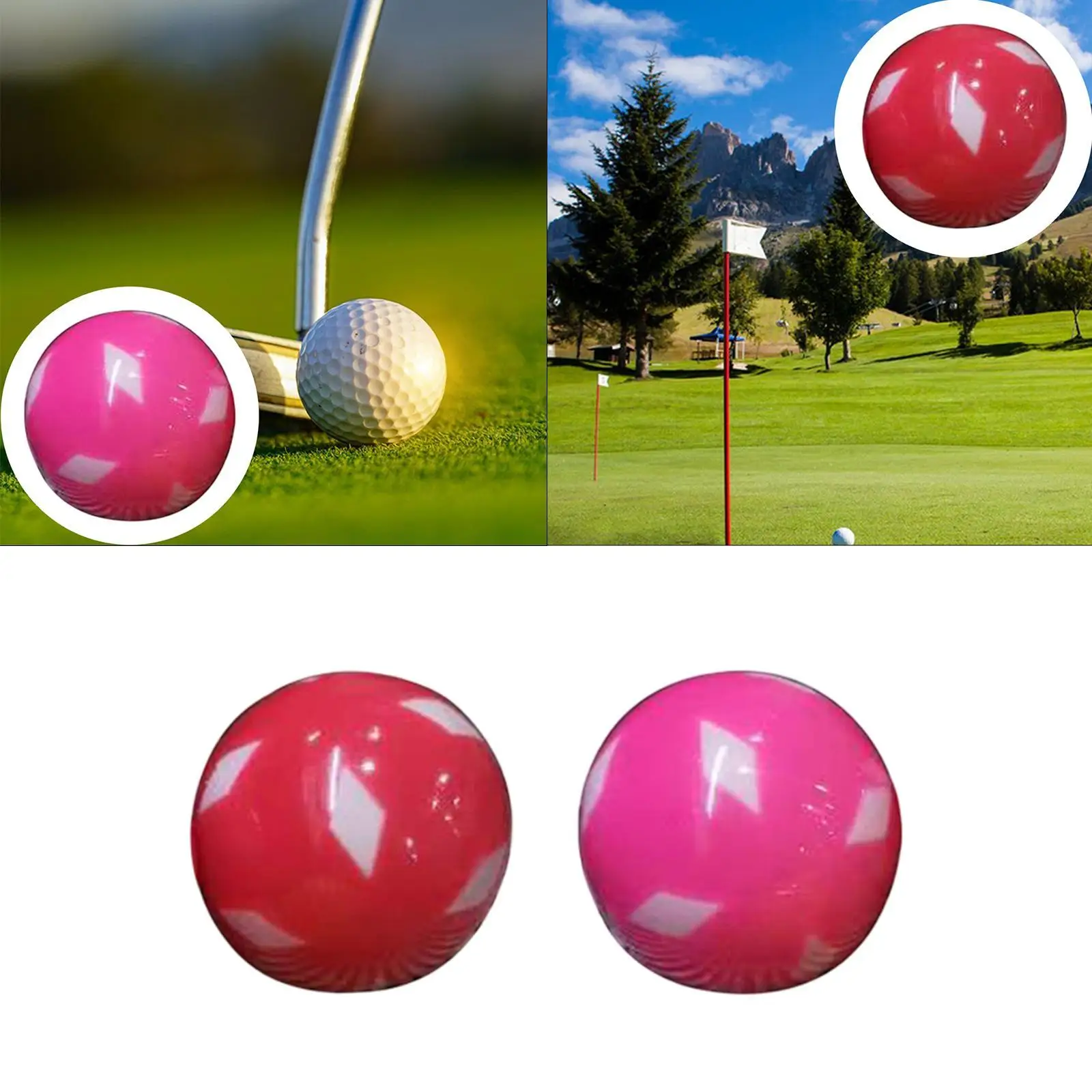 Golf Ball Resin Golf Ball Collectible Training Ball Golf Practice Ball for Men