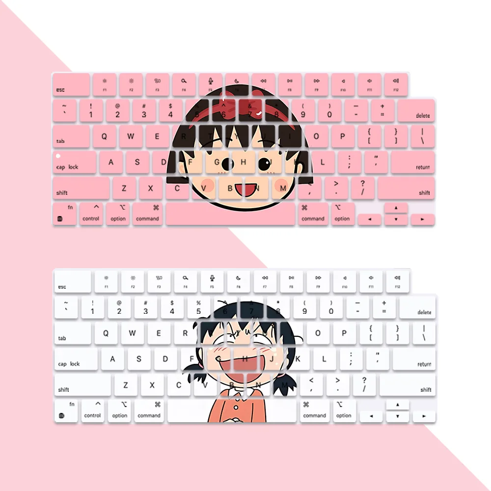 

Мягкий силиконовый чехол Chibi Marco-chan для клавиатуры Macbook pro 14 M1 M2 M3 A2442 A2485 A2779 Air M2 M3 A2681 A2941