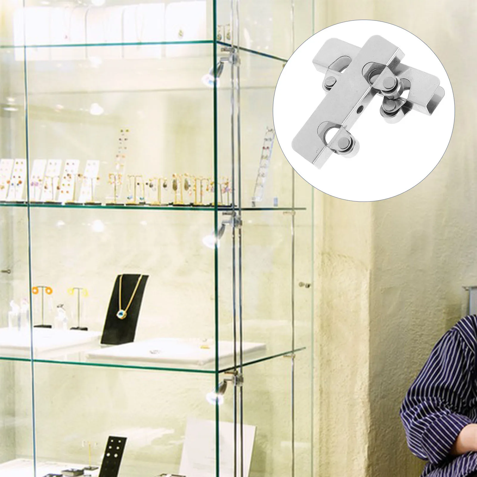 

2Pcs Sliding Door Pulley Wheels Metal Iron Hardware Smooth Operation Cabinet Glass Door Rollers Replacement Sliding Roller