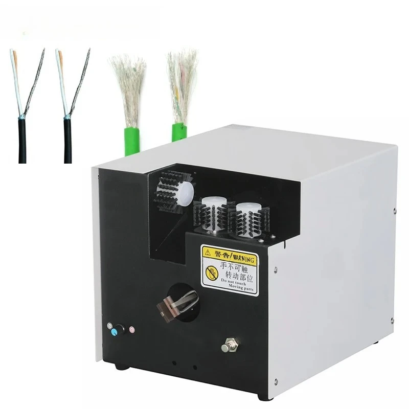 

EW-1015 1-8mm Semi-Automation Cable & Wire Shield Braid Brushing and Twisting Machine