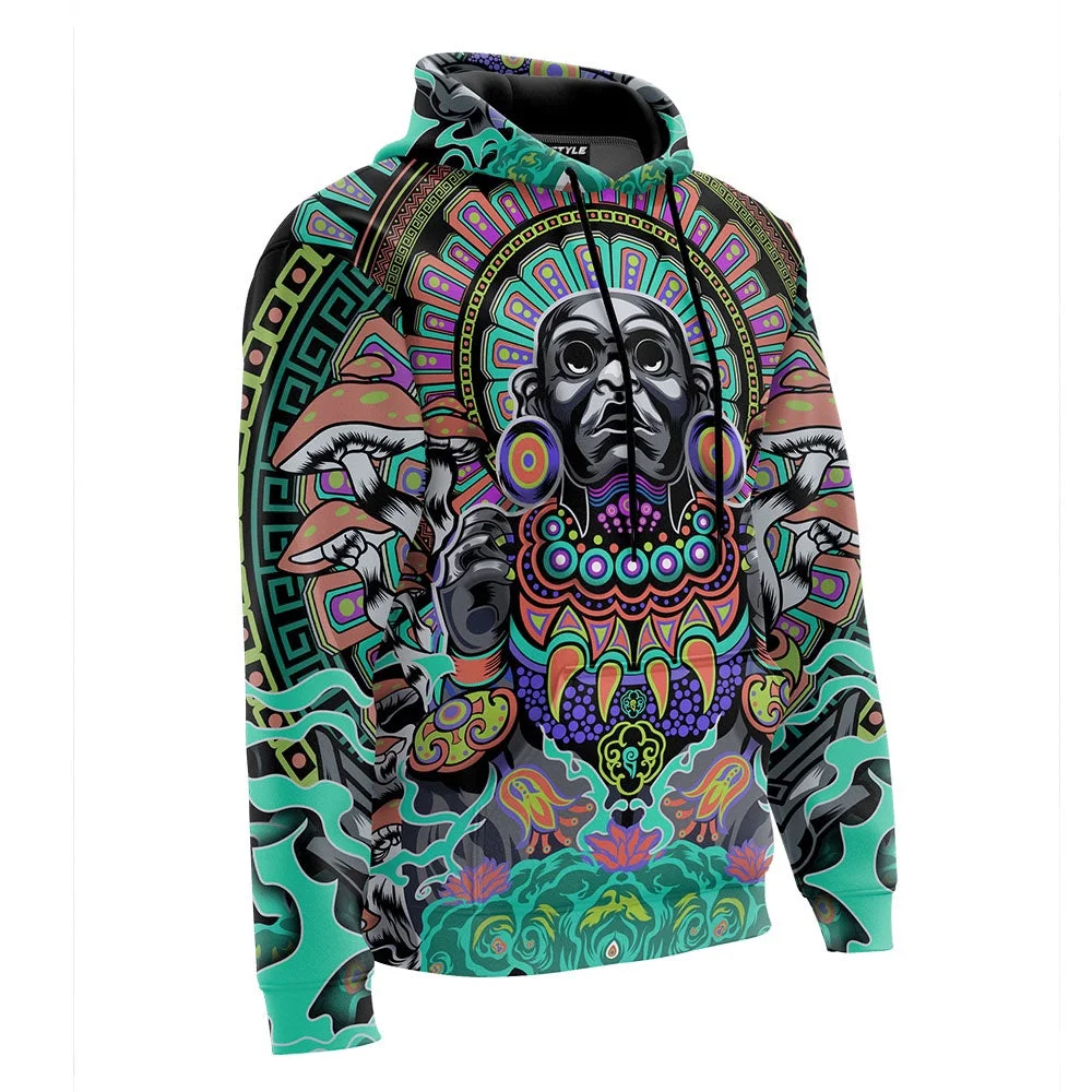 Men's Hoodies Colorful Art Mexico 3D Printed Autumn And Winter Casual Long Sleeve for Men 2024 tops Fashion Harajuku Hot-selling