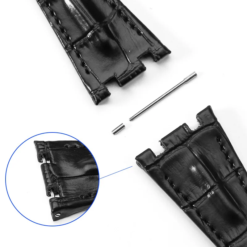 Watch strap accessories Stainless steel screw rod Connecting rod watch bolt watch needle shaft 27mm 28mm for Audemars Piguet AP image 6