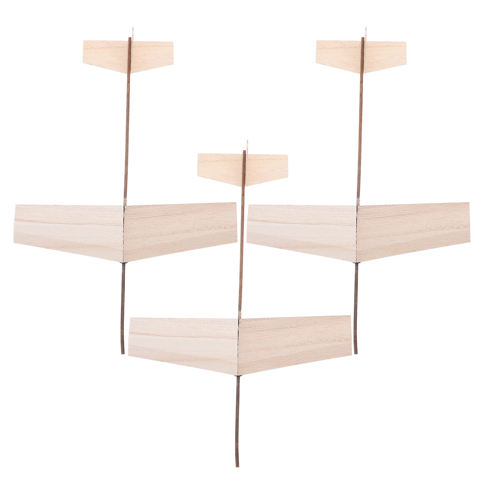 

3Pcs Paintable Wooden Airplane Craft Kit Handlaunch Glider for Kids Educational Outdoor Fun Glider Planes for Adults