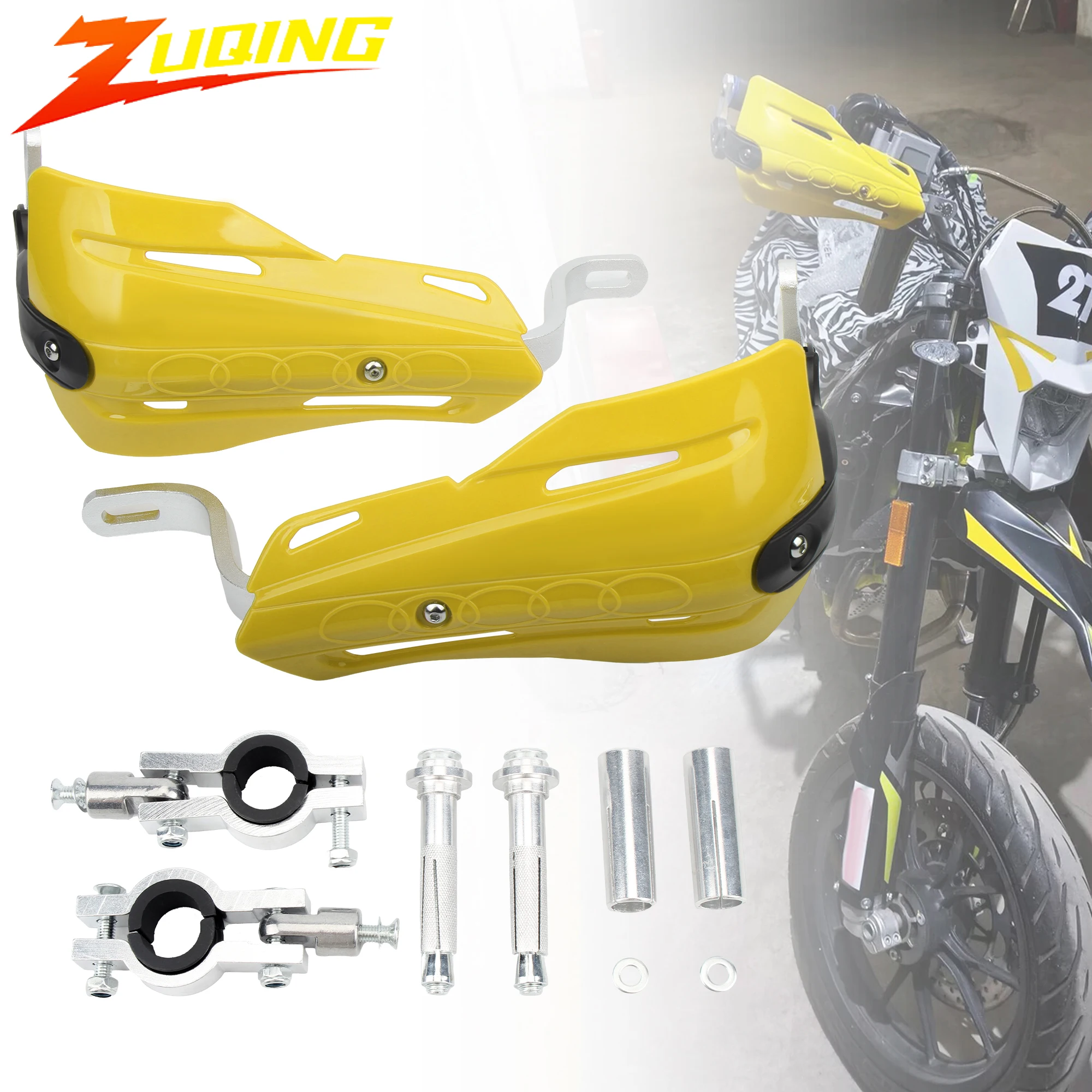 

Motorcycle Hand Guard Protector For Audi 07 Handguards Bark Busters Enduro Dirt Bike Handlebar Protection Motocross Accessories