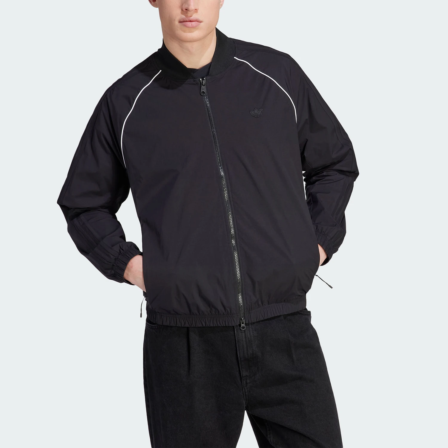 

Официальная аутентичная мужская новая спортивная куртка на молнии Adidas IJ7456