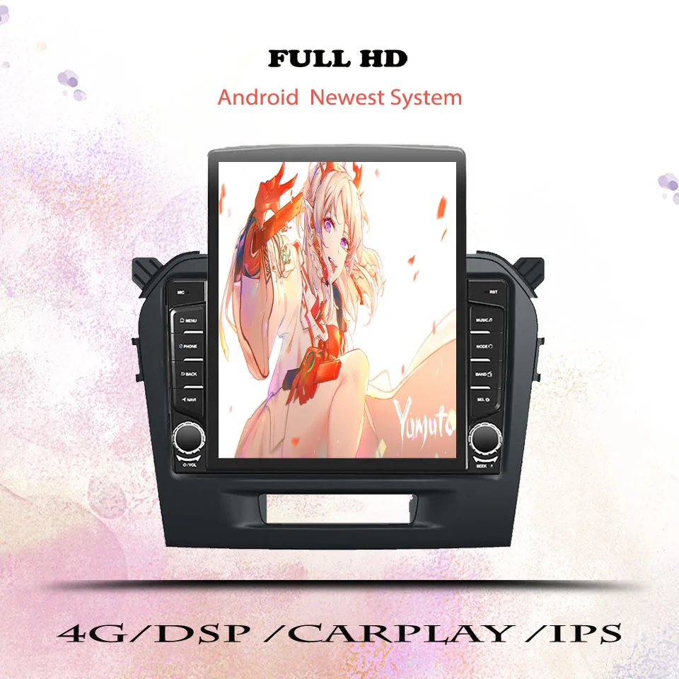 8G+128G Android 14 For Suzuki Vitara 2014 - 2018 Car Radio Audio Multimedia Stereo PC Tablet GPS Monitor 2 Din DVD Carplay Auto