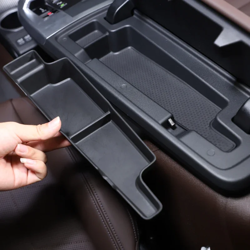 

For BMW X1 IX1 U11 2023-2025 TPE Black Car Center Control Armrest Storage Box Mobile Phone Storage Box Car Accessories