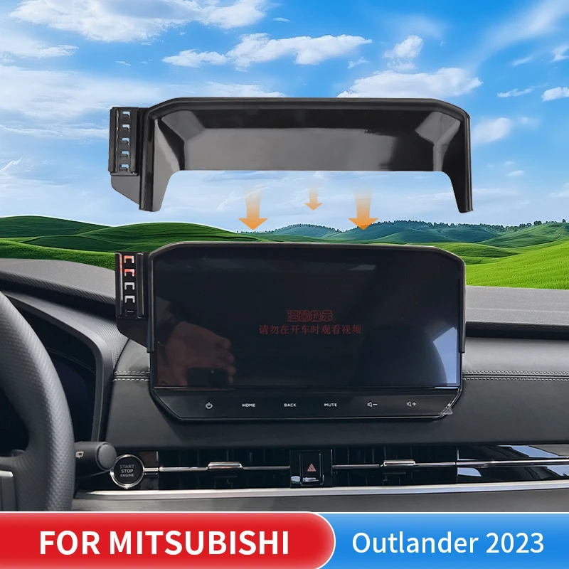 

Car Mount For Mitsubishi Outlander 2023 10.25-inch Screen Panel Air Vent Phone Holder GPS Bracket Gravity Stand Auto Accessories