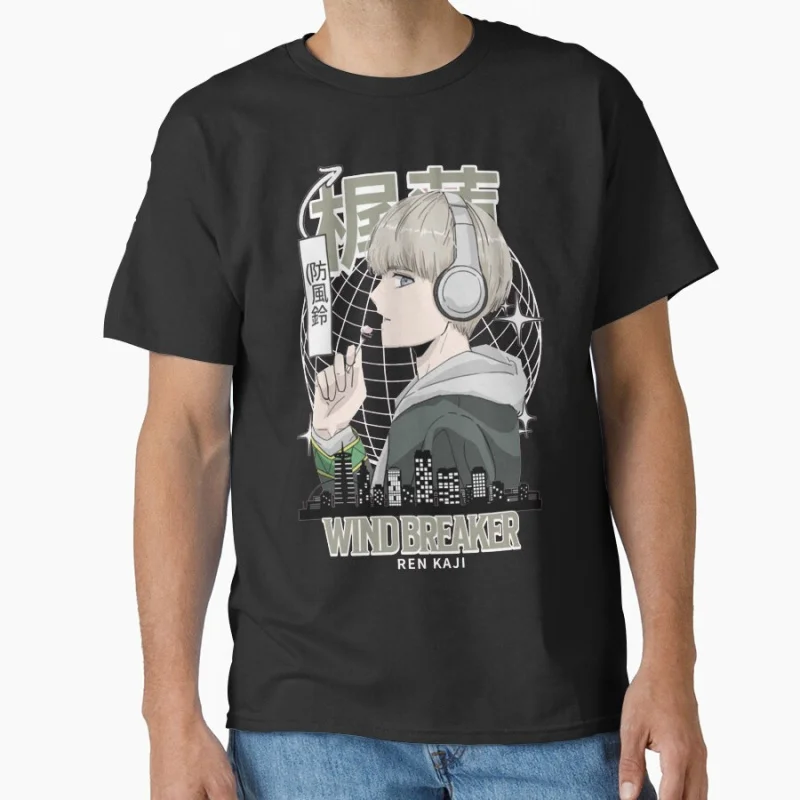

Ren Kaji Manga Wind Breaker Anime t shirt for men Large size Tops S-6XL 100% cotton Birthday Gift Clothes