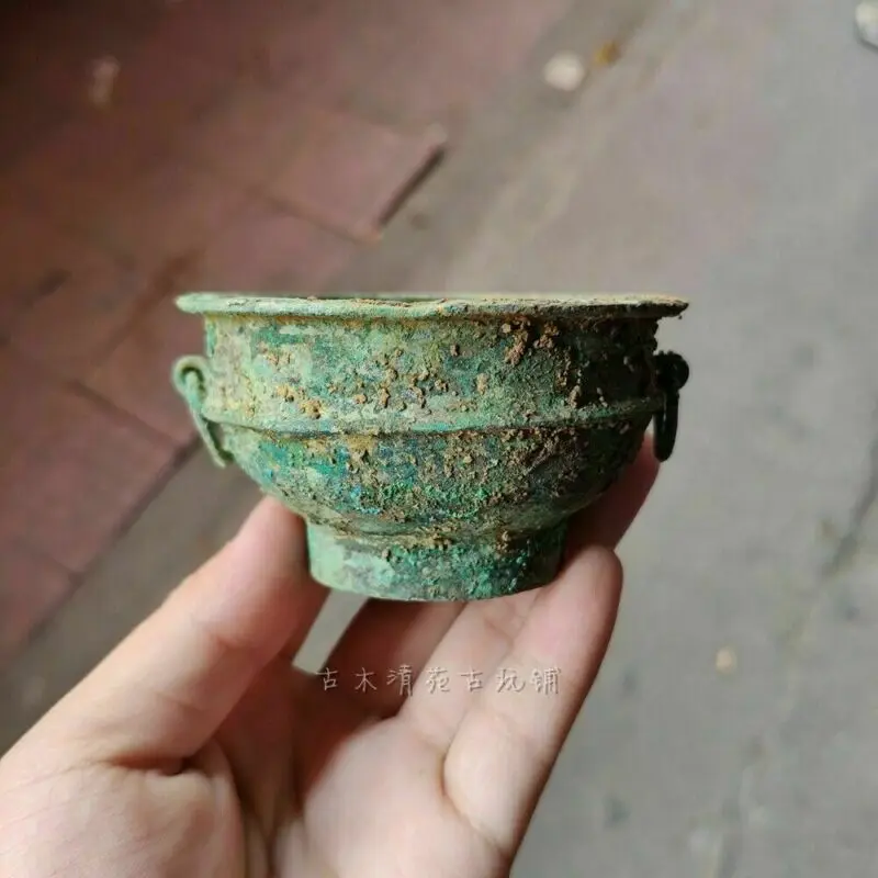 

Chinese FOLK old bronzes bronze bowl