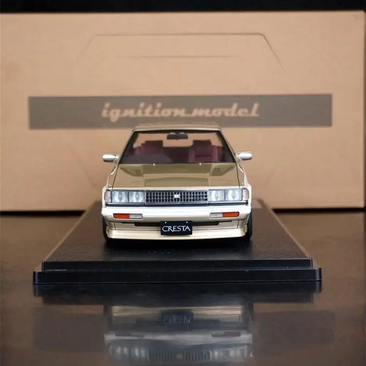 IG 1:18 Cresta GT Twin Turbo JDM Simulation Limited Edition Resin Metal Static Car Model Toy Gift