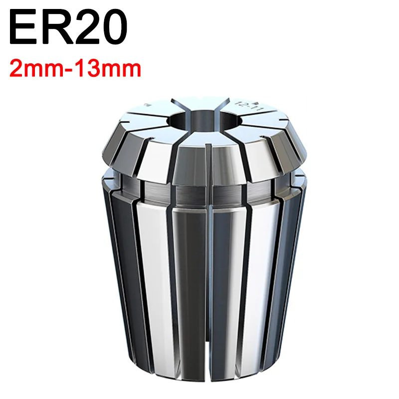 

ER20 Collet 2 3 4 5 6 7-13mm AAA High Precision Spring Collet Chucks Tool Holder for CNC Engraving Machine Spindle Milling Lathe