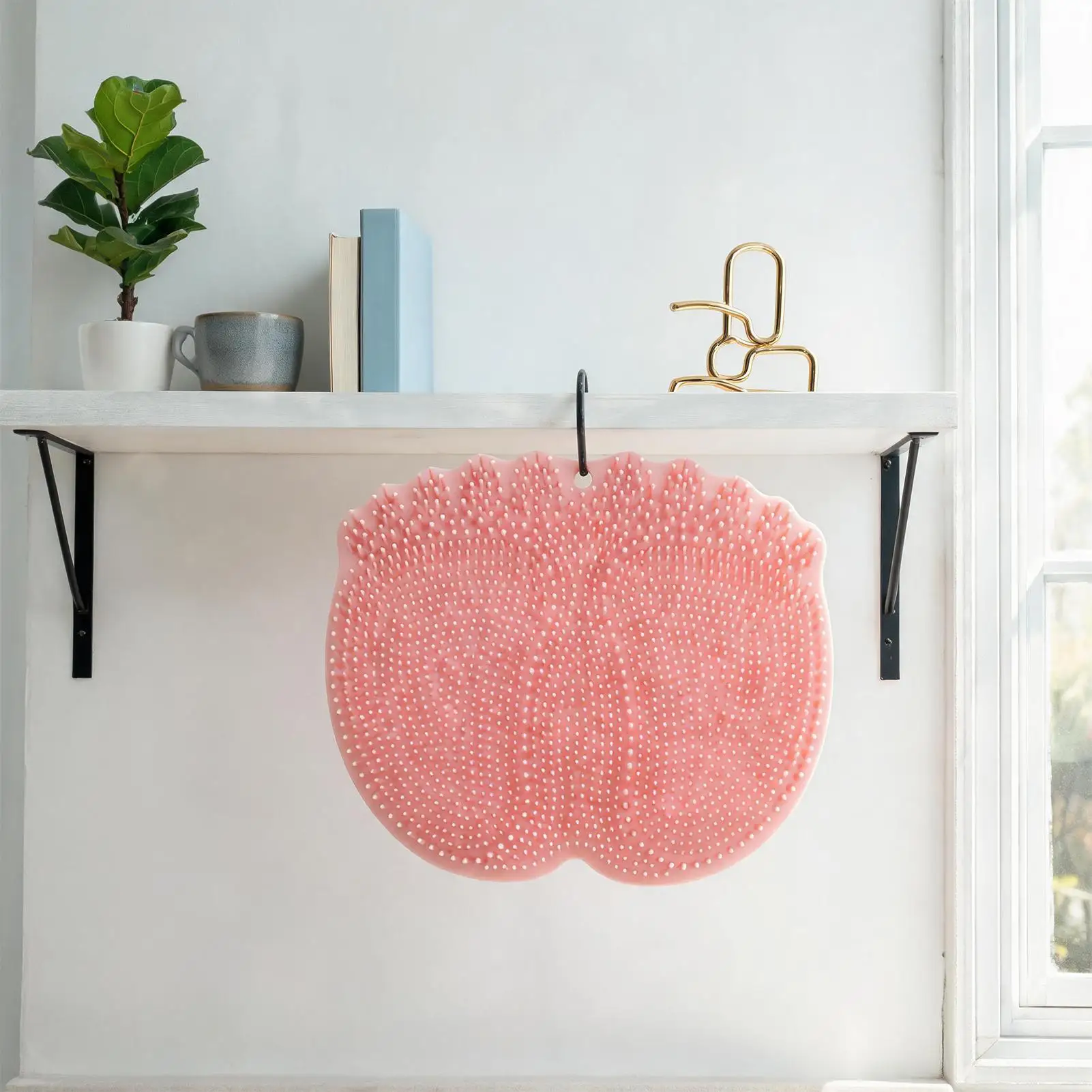 Wall Mount Body Cleaner Thickened Silicone Texture Safe And Comfortable To Use Deep Cleansing Function Suitable For Bathing Care