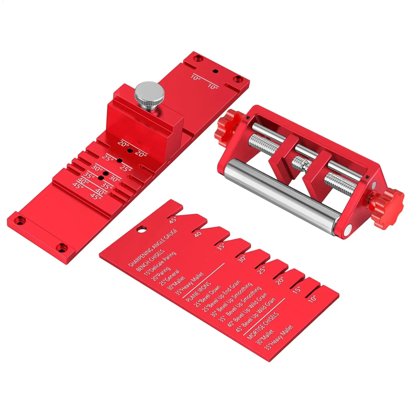 Honing Guide For Chisels Precision Adjustable Angle Woodworking Sharpening Jig For Chisels For Carving Planing Garage