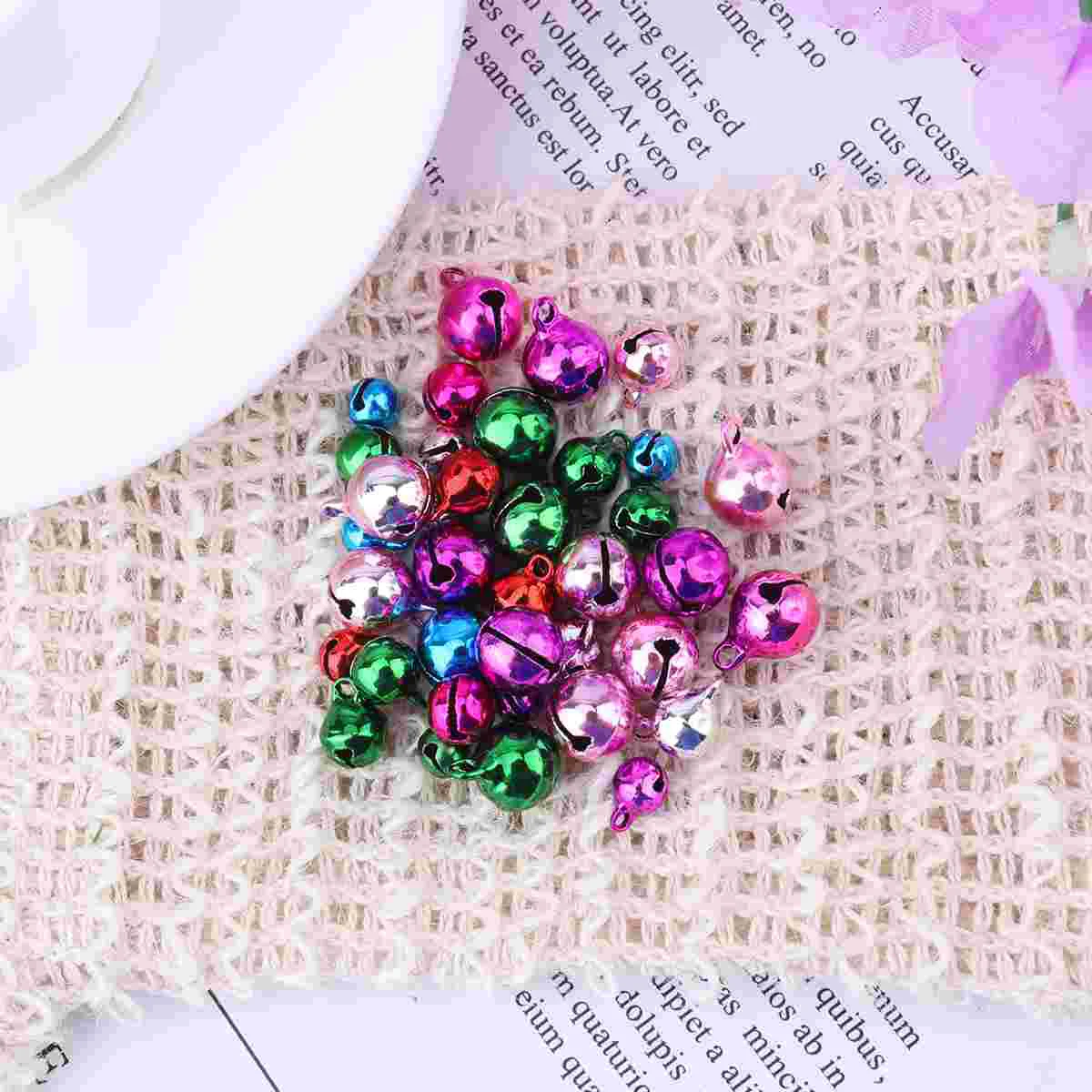 

150 Pcs Xmas Party Bells Christmas Jingle to Open Colorful Environmentally Friendly