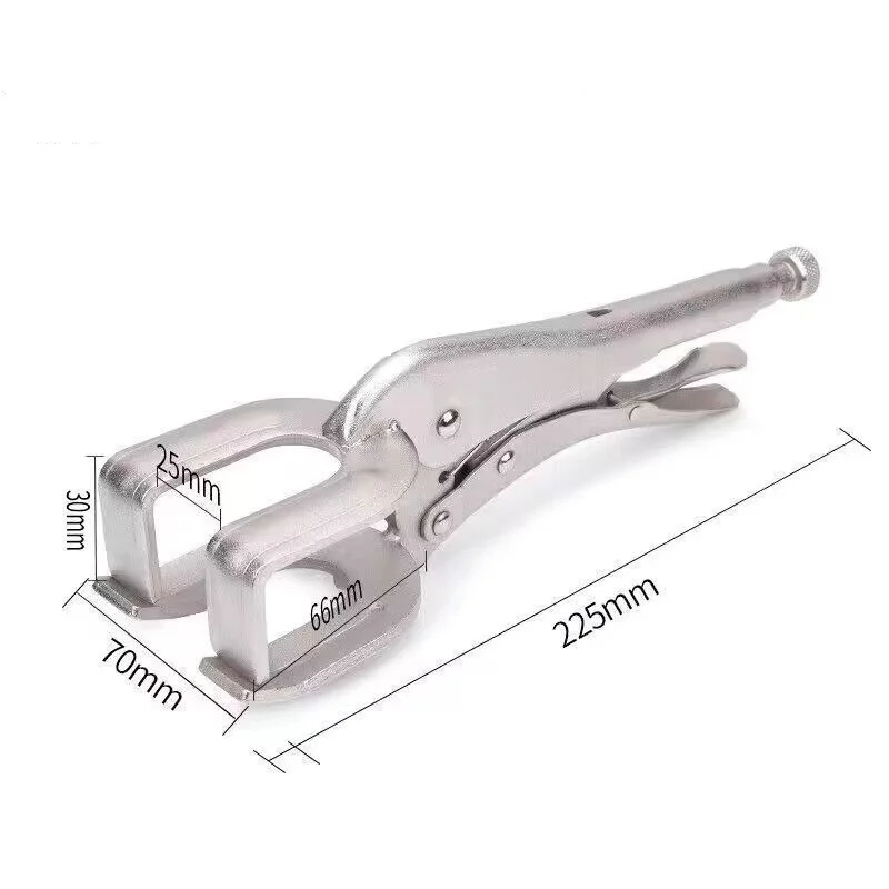 Pinza di bloccaggio per saldatura a forma di U da 9 pollici Pinza per morsetto per saldatura di metalli multifunzionale regolabile Rilascio rapido per una facile rimozione