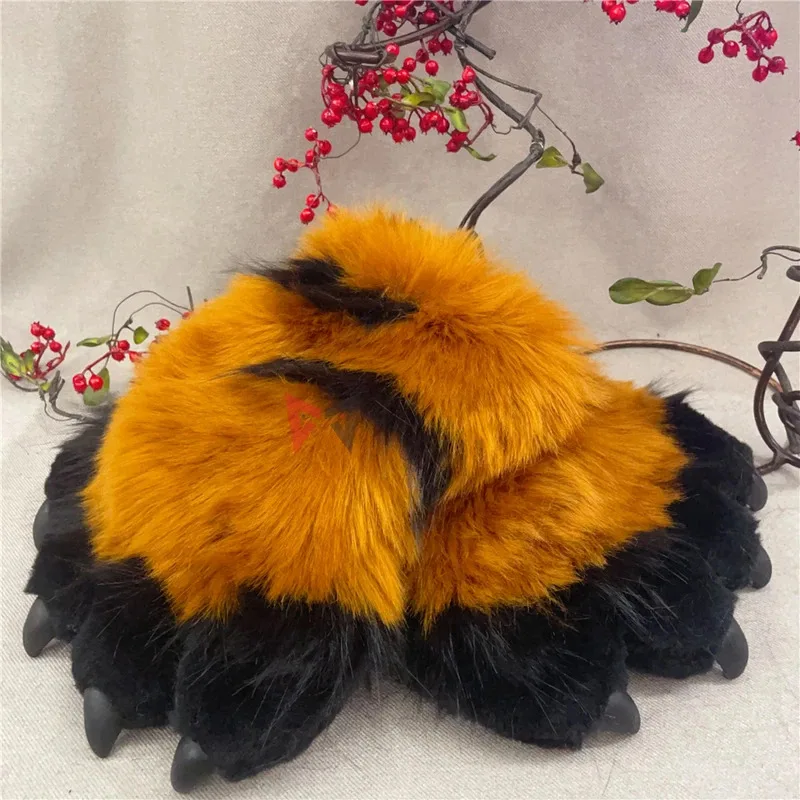 جديد يدوية العمل Luwu آذان النمر Hairhoop أغطية الرأس قفازات الذيل الأحذية Fursuit لاختيار زي الملحقات حسب الطلب
