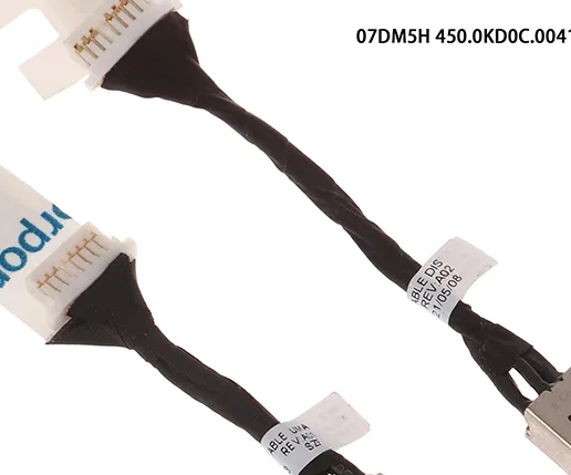 For  Latitude 3410 3510 E3510 E3410 Laptop Charging Flex Cable 07DM5H 0N8R4T DC Power Jack cable