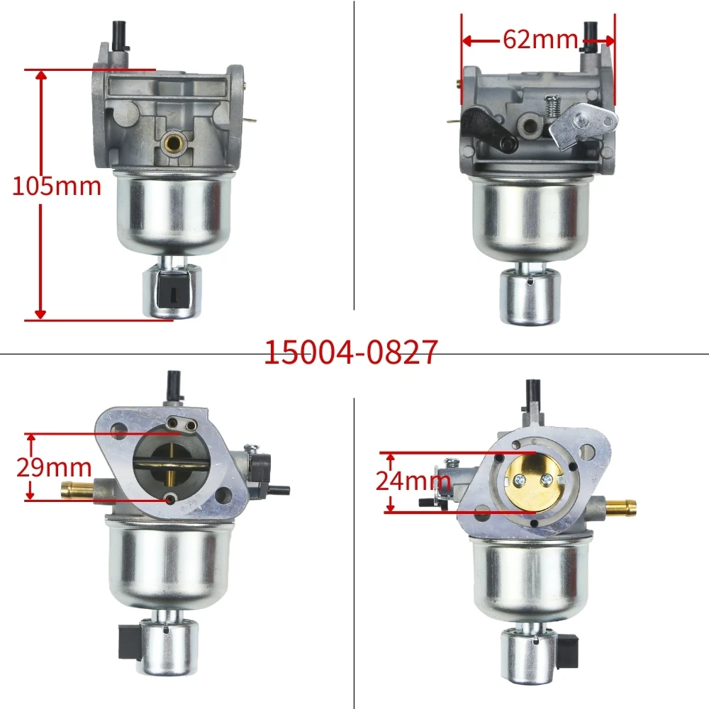 Lawn Mower Carburetor kit For Kawasaki FS481V FH580V FS541V FR600V FS600V 15004-0827 15004-0822 15004-7060 15004-7053 15004-0818 view 6