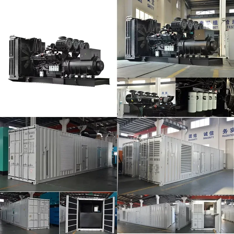 1500KW AC Three Phase Generator Price Factory 1875KVA Heavy Open Generator