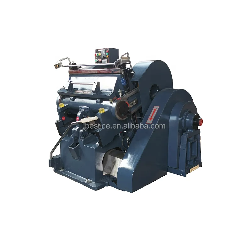 ML-750 Steel Rule Plate Die Cutting Creasing Embossing Machine for Cardboard Good Service for Flat Envelope Paper Cup Carton Box